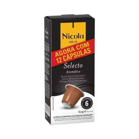 Nicola Selecto Nespresso Compatible 12 Capsules