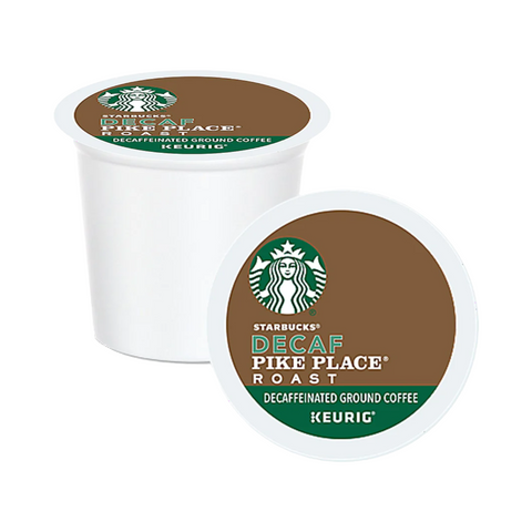 Starbucks Pike Place Single Serve DECAF Coffee K-Cup® 24 Pods