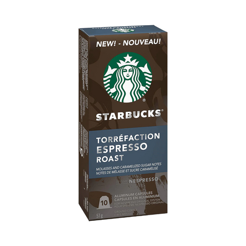 Starbucks Espresso Roast Nespresso® Compatible Capsules, 10 Pack