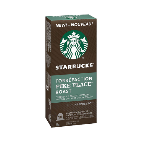 Starbucks Pike Place Nespresso® Compatible Capsules, 10 Pack