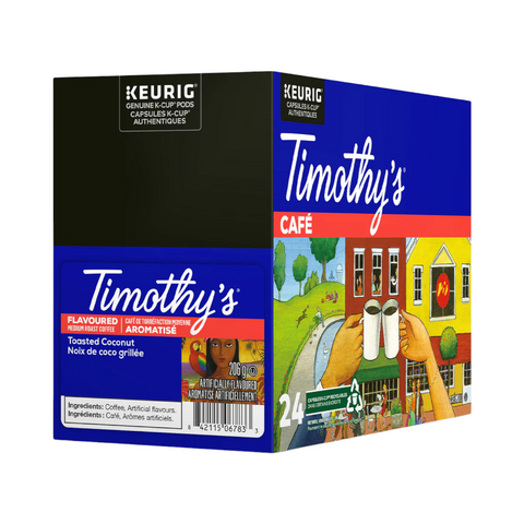 Timothy's Toasted Coconut Single Serve Coffee K-Cup® 24 Pods