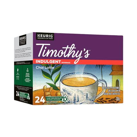 Timothy's Chai Latte Single Serve K-Cup® 24 Pods