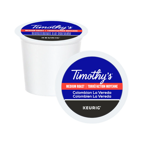 Timothy's Columbian La Vereda Single Serve Coffee K-Cup® 24 Pods