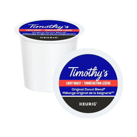 Timothy's Original Donut Blend Single Serve Coffee K-Cup® 24 Pods