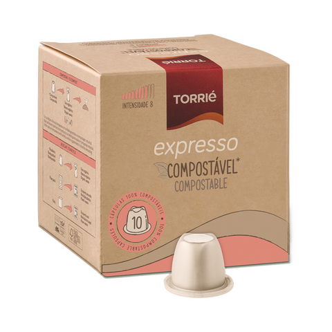 Torrié Compostable Espresso Nespresso® Compatibles, Box of 10 Capsules