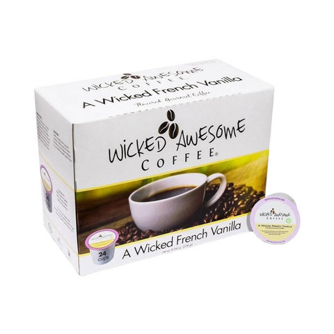 Wicked Awesome Coffee A Wicked French Vanilla Single Serve K-Cup® 24 Pods