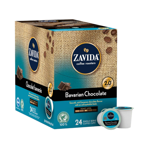 Zavida Bavarian Chocolate Single Serve K-Cup® 24 Pods
